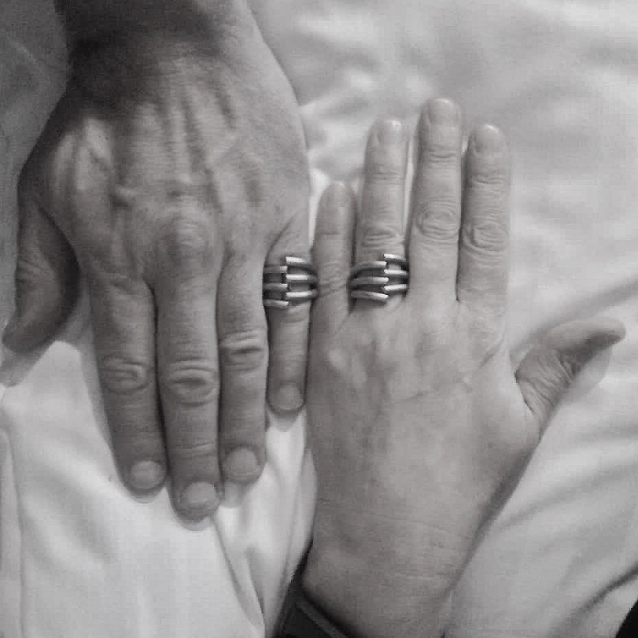 B3 ring engagement ring from stainless steel 316