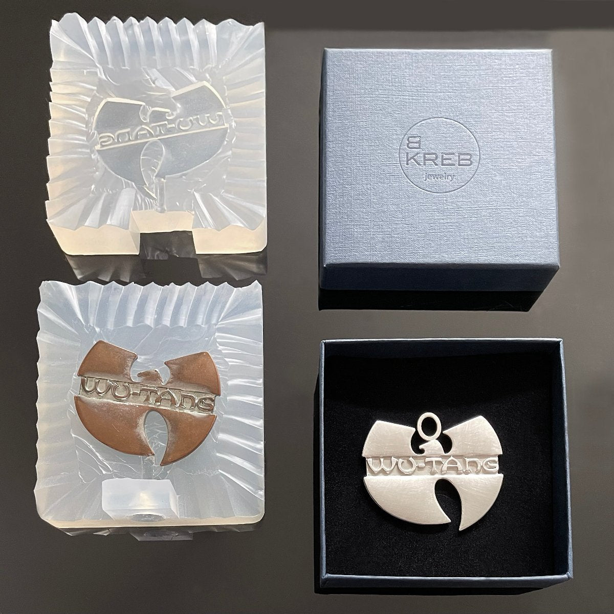 Wu Tang Clan amulet old and new with silicone mold