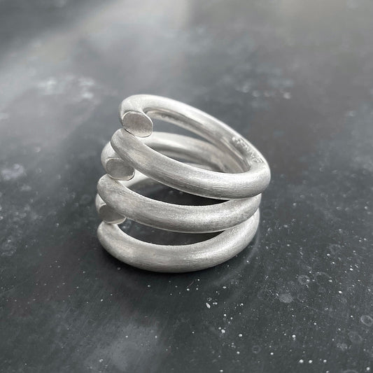 B3 ring silver side view I shop.bkreb.com