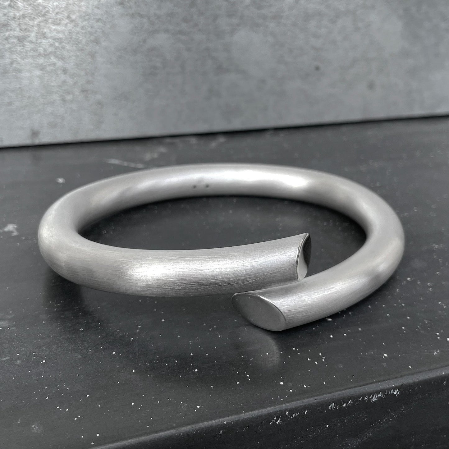 B1 bangle silver thick I shop.bkreb.com