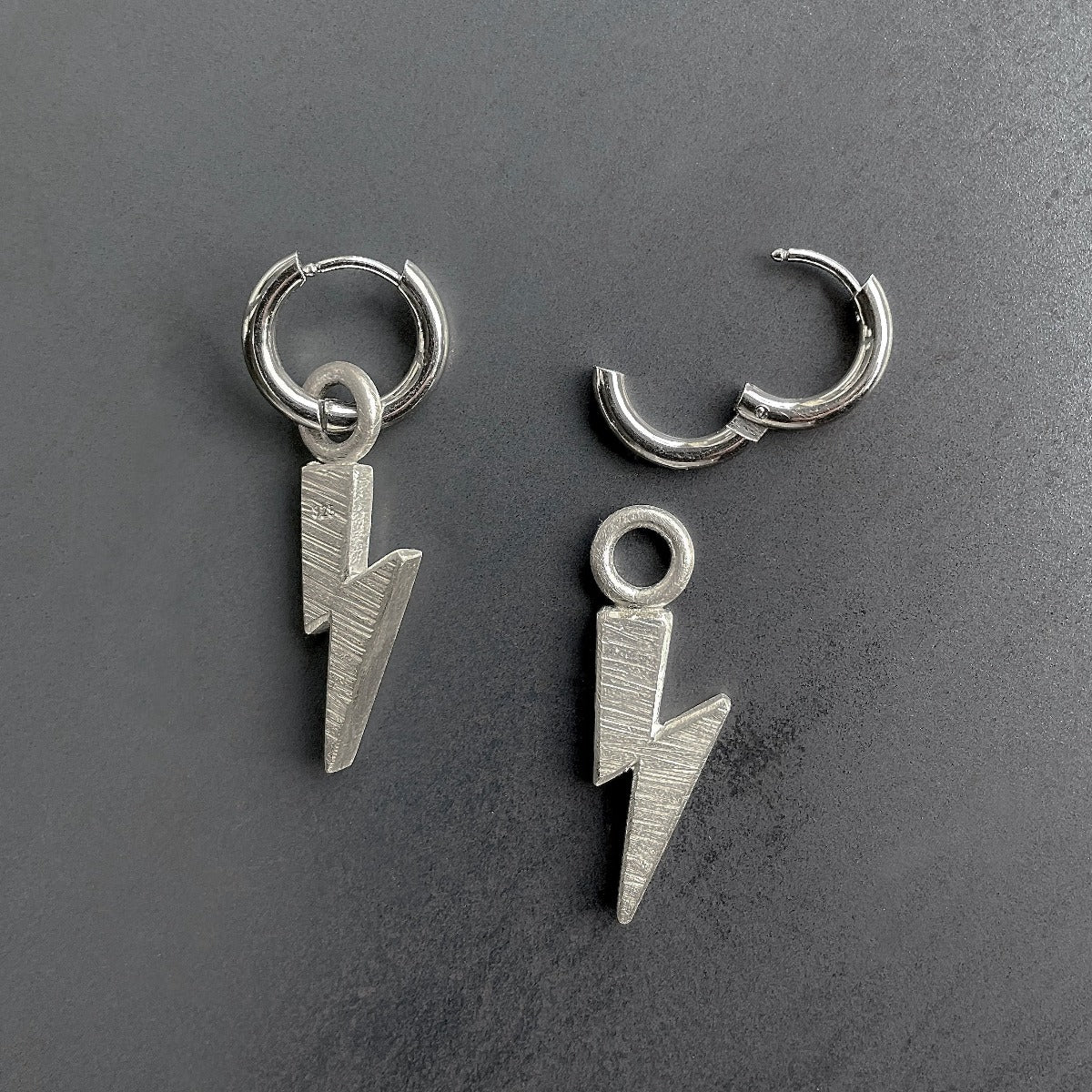 Icon hoops Flash silver matt