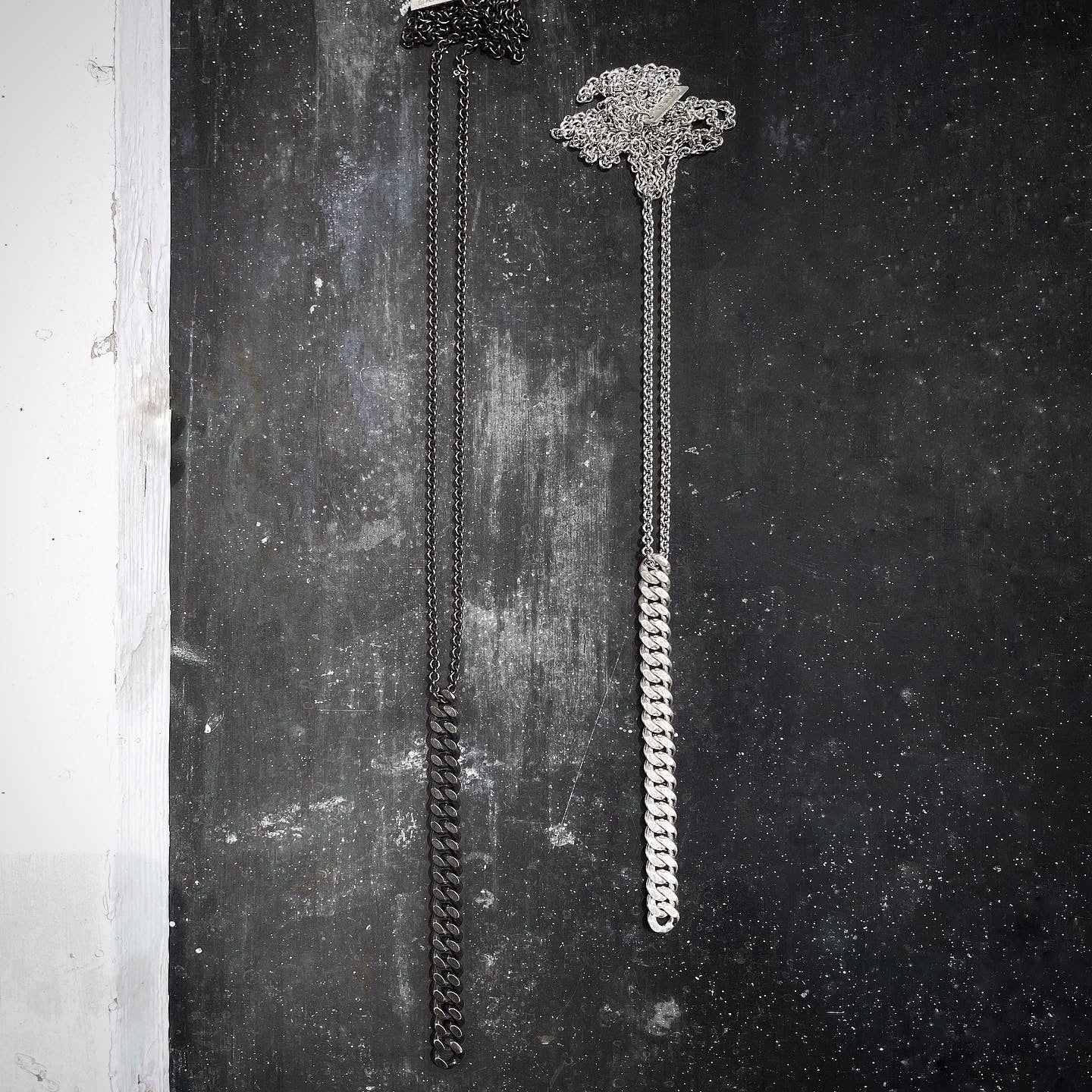 CHAIN necklace tank track black and silver I shop.bkreb.com