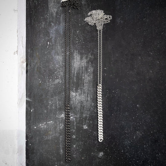 CHAIN necklace tank track black and silver I shop.bkreb.com