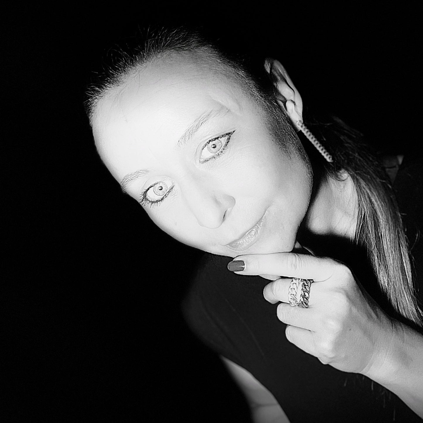 CHAIN ring tank track silver and black worn I shop.bkreb.com