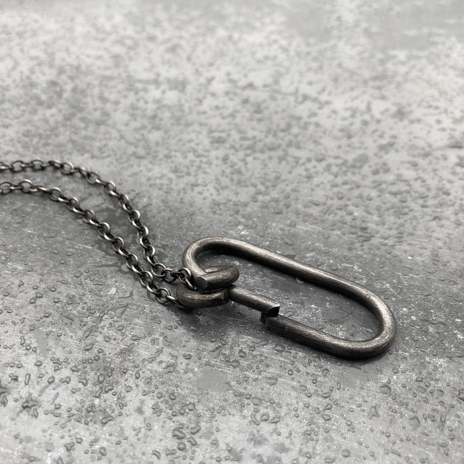 B 0 necklace black side view close I shop.bkreb.com