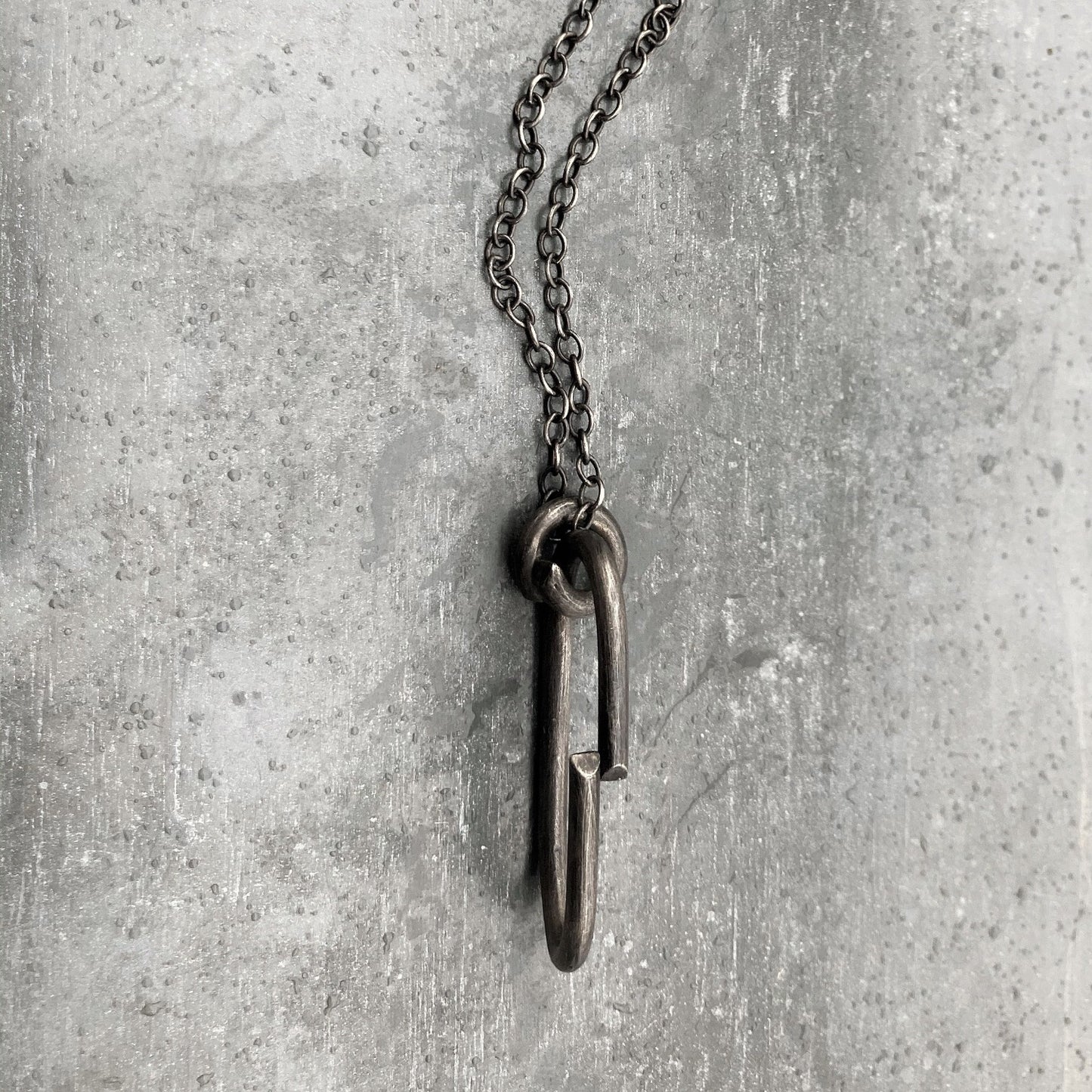 B 0 necklace black front view I shop.bkreb.com