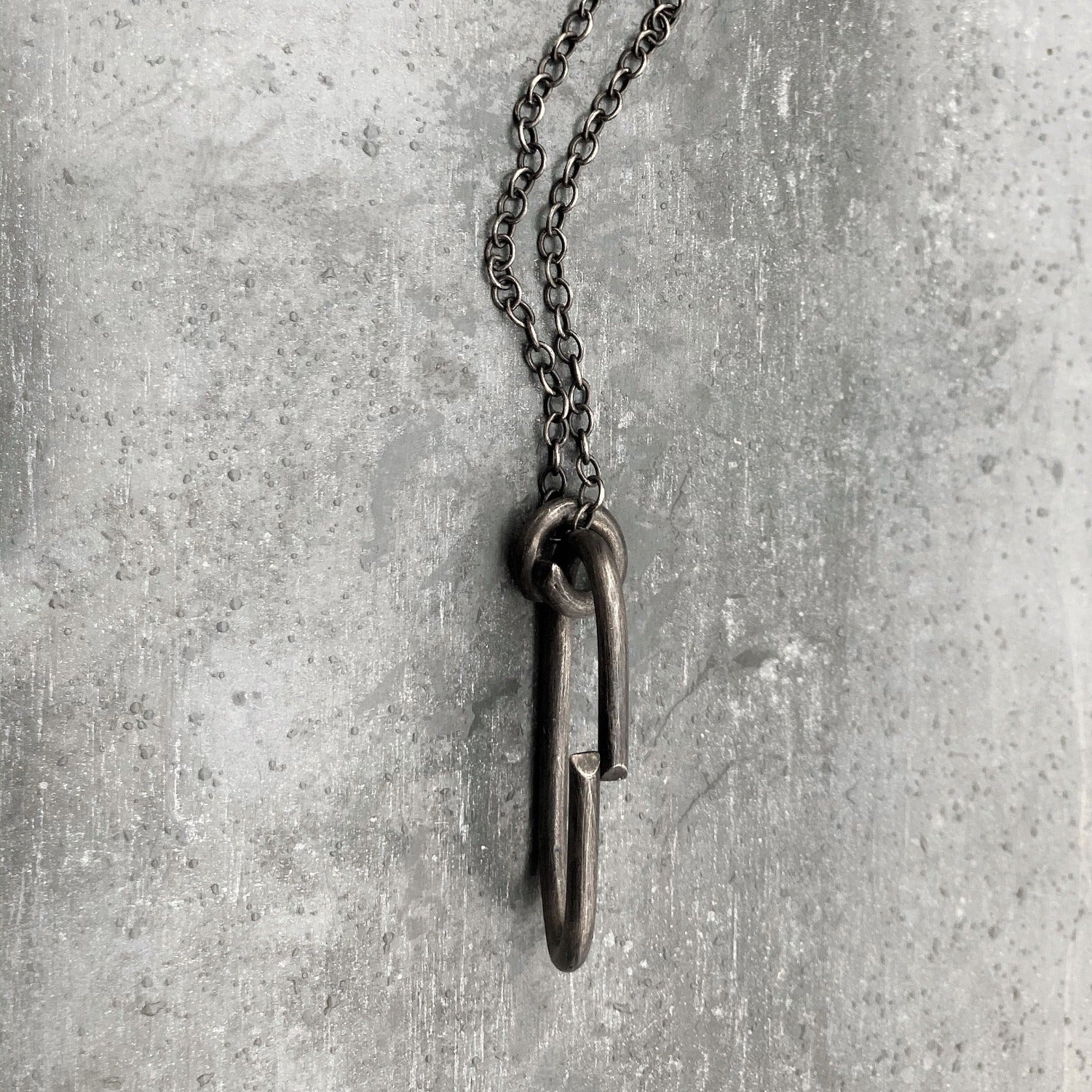 B 0 necklace black front view I shop.bkreb.com