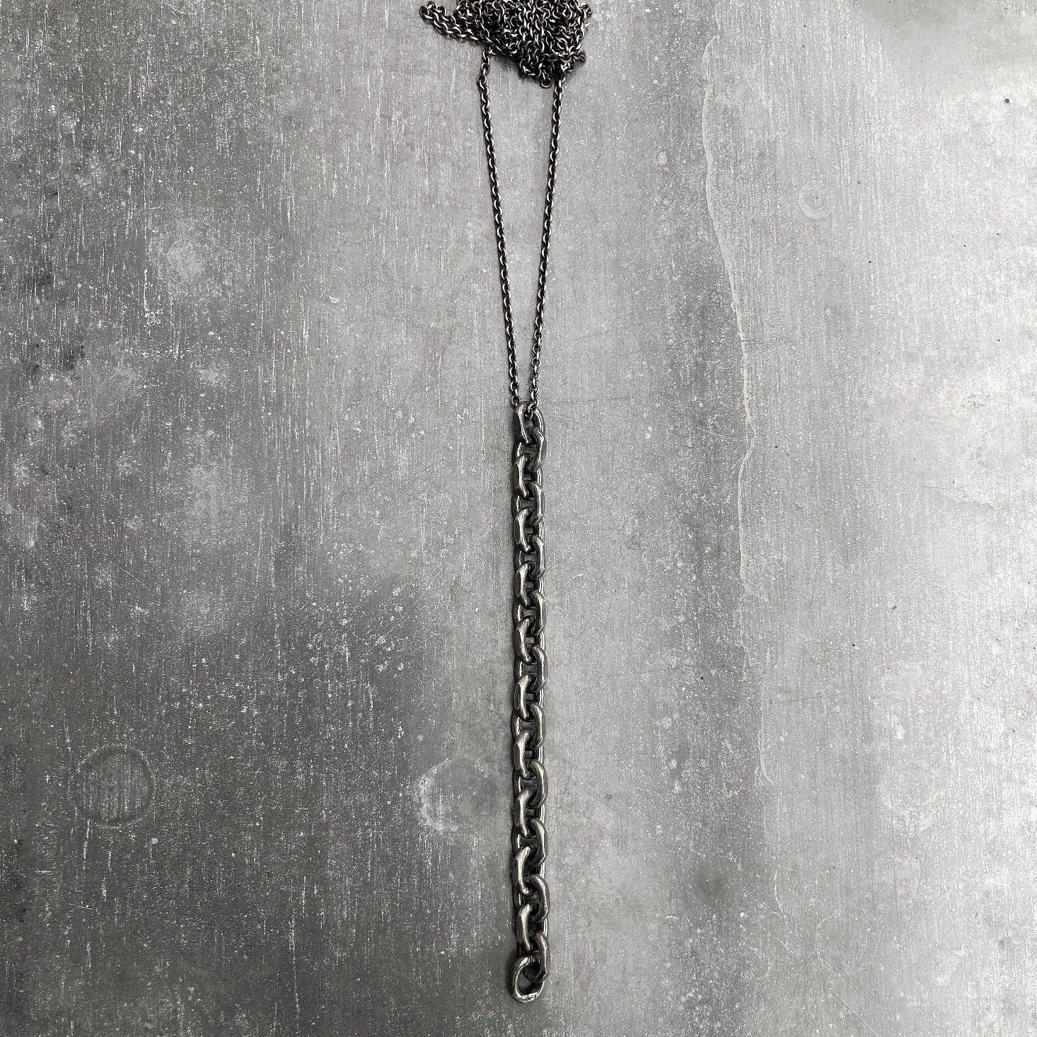 CHAIN necklace black with diamond cut I shop.bkreb.com