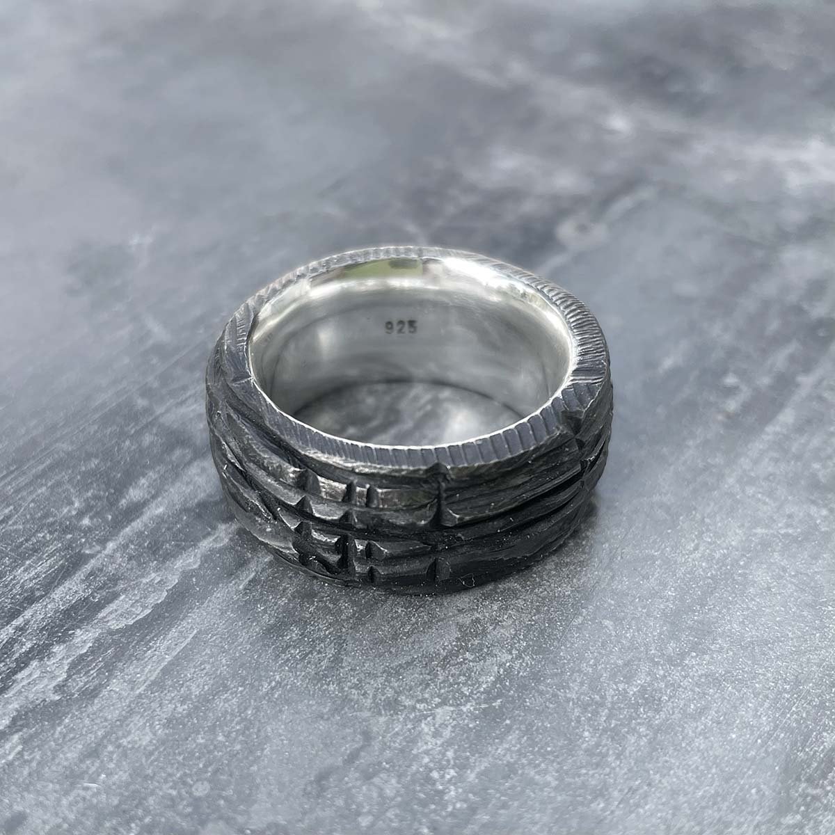 D de A ring band 925 silver