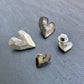 Heart pins size S and M