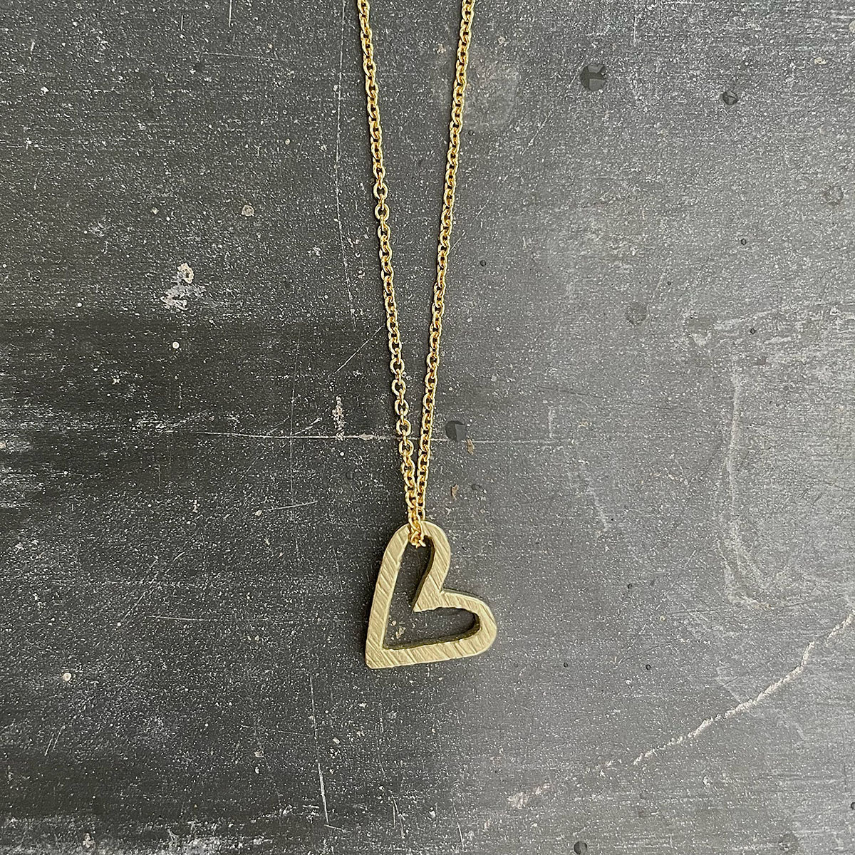 HEART necklace - GOLD