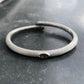 B1 bangle - Raw - with surface structure