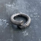 B1 ring - Black - with rough surface structure
