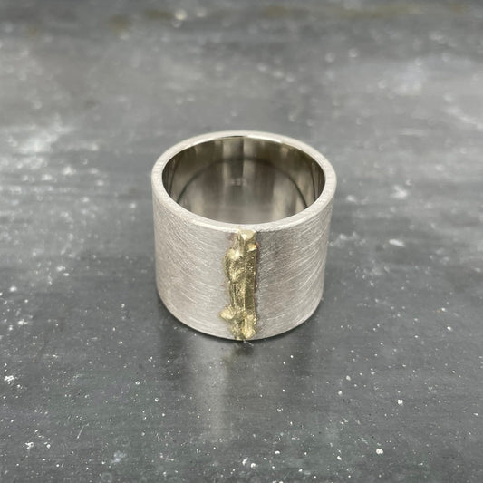 RIV Ring - Silber & Gold