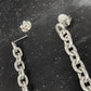 CHAIN earrings silver regular M detail I shop.bkreb.com