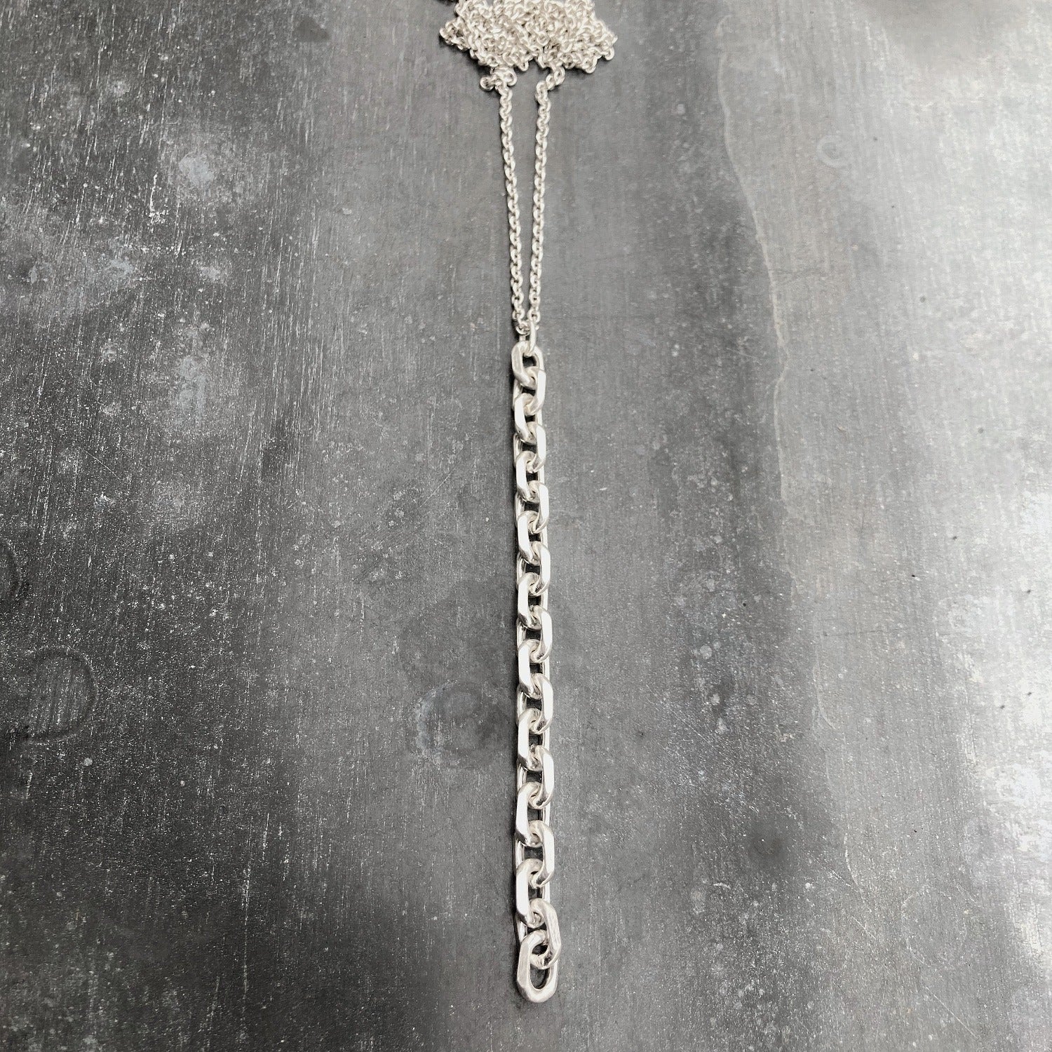 CHAIN necklace silver with diamond cut I shop.bkreb.com